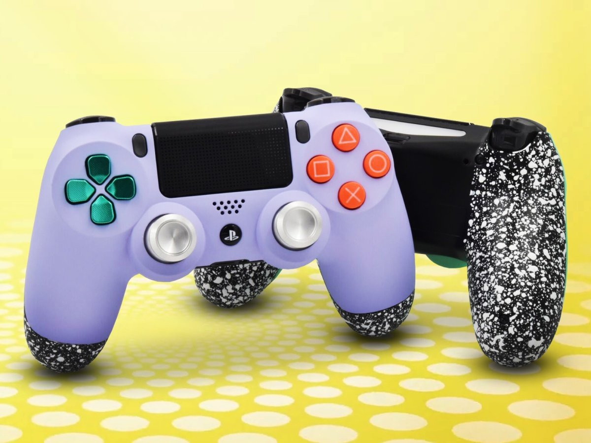 Soft Touch Violet PS4 Custom Controller