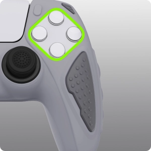 PlayVital Silicone Cover Skin Face Buttons